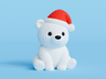 Santa Polar Bear