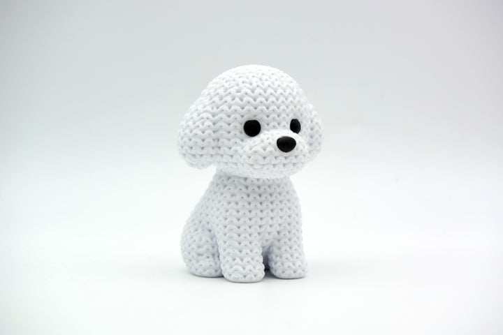 Bichon Frise Printlits 3D printed collectable character