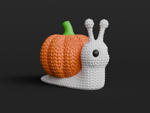 Pumpkin Snail Printlits 3D printed collectable character