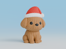 Santa Dog Printlits 3D printed collectable character
