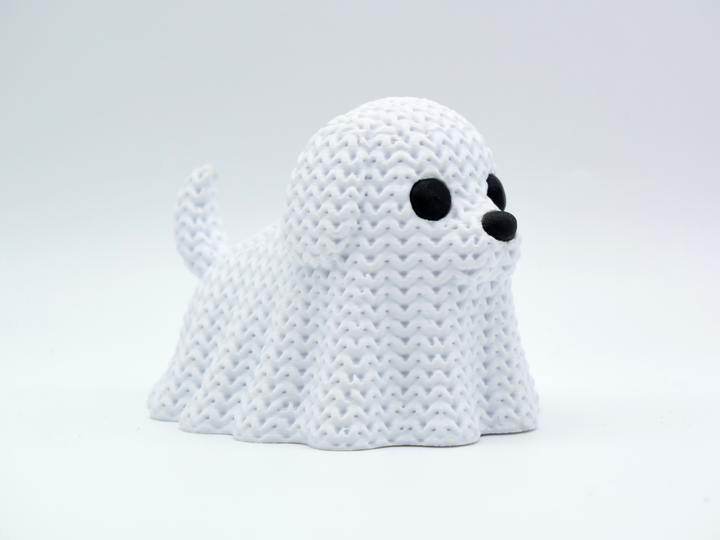 Ghost Dog Printlits 3D printed Halloween character