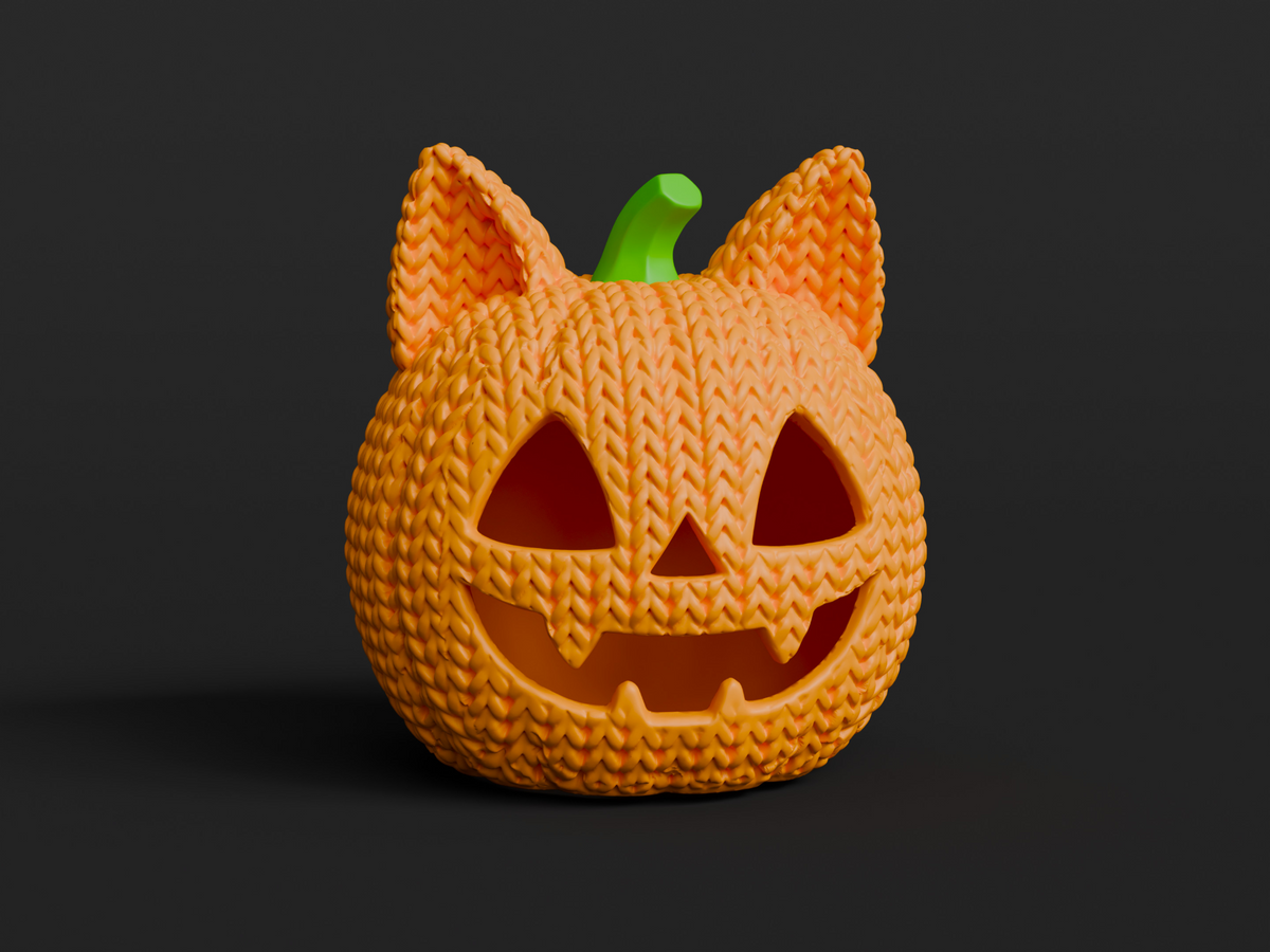 Jack-O-Lantern Cat