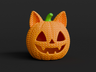 Jack-O-Lantern Cat