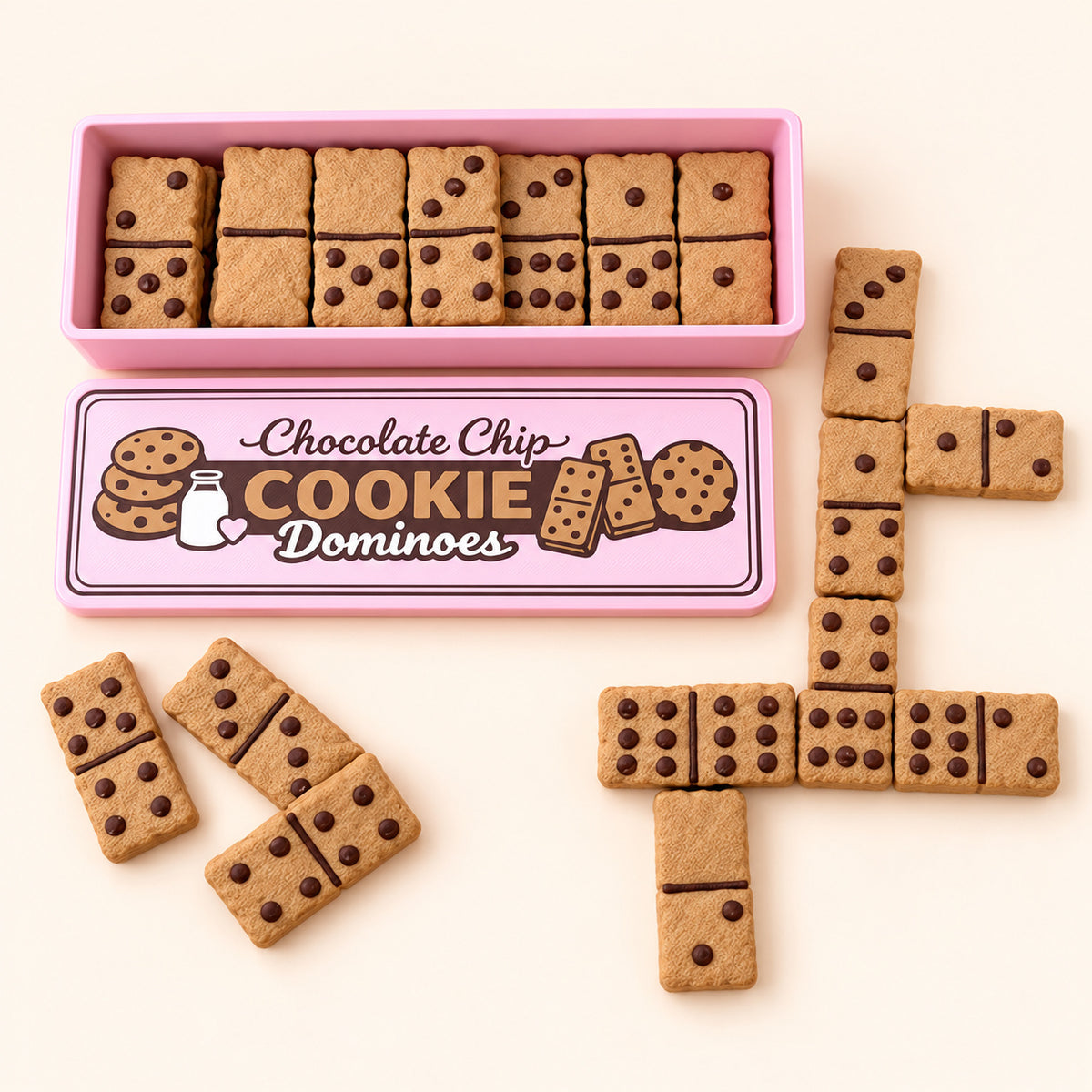 Cookie Dominoes & Storage Container