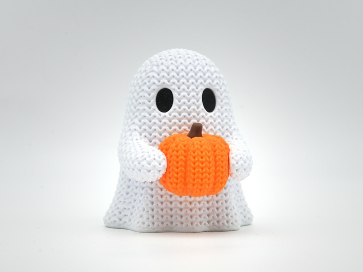 Pumpkin Ghost Printlits 3D printed Halloween character